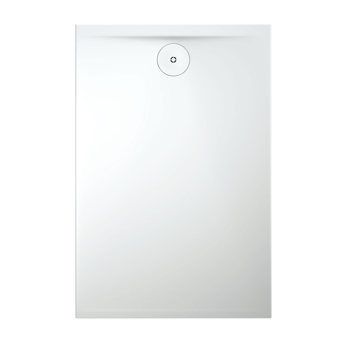 foto del prodotto piatto doccia in solid surface bianco, misura 70x120