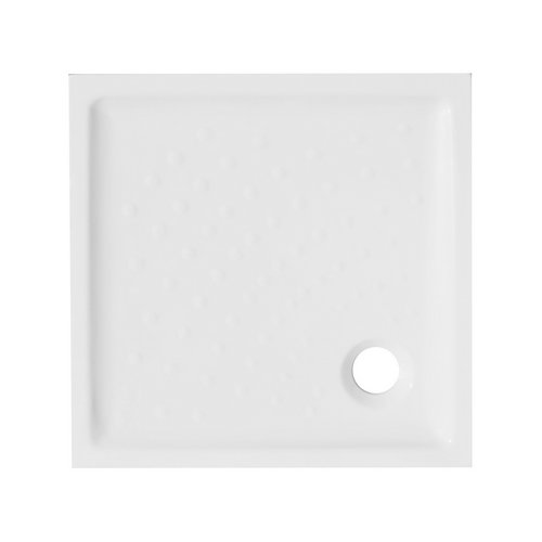 foto del prodotto piatto doccia quadrato in ceramica 70x70 bianco lucido h 6 cm con antiscivolo - giappone