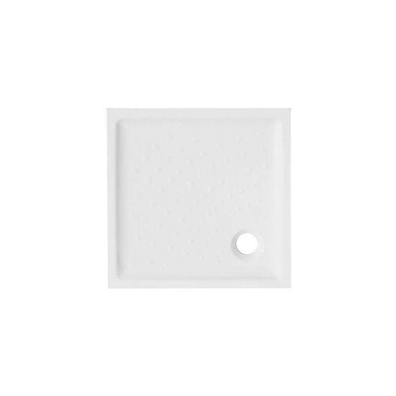 foto del prodotto piatto doccia quadrato in ceramica 80x80 bianco lucido h 6 cm con antiscivolo giappone