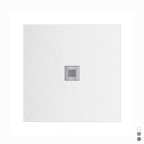 foto del prodotto piatto doccia quadrato sabbia 90x90 cm