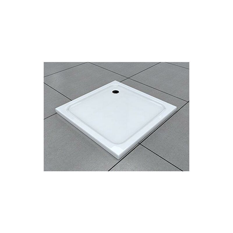 foto del prodotto piatto doccia quarto 80x80 cm piatto doccia piatto in acrilico con altezza 5 cm buylando