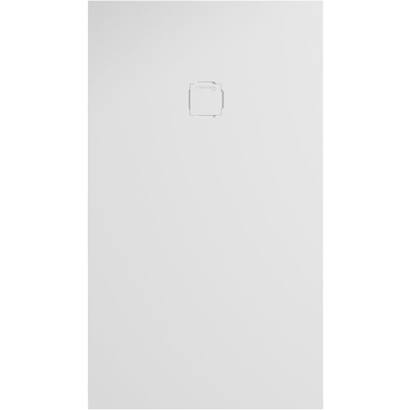 foto del prodotto piatto doccia rettangolare 100x180 cm effetto liscio marmoresina harmony bianco