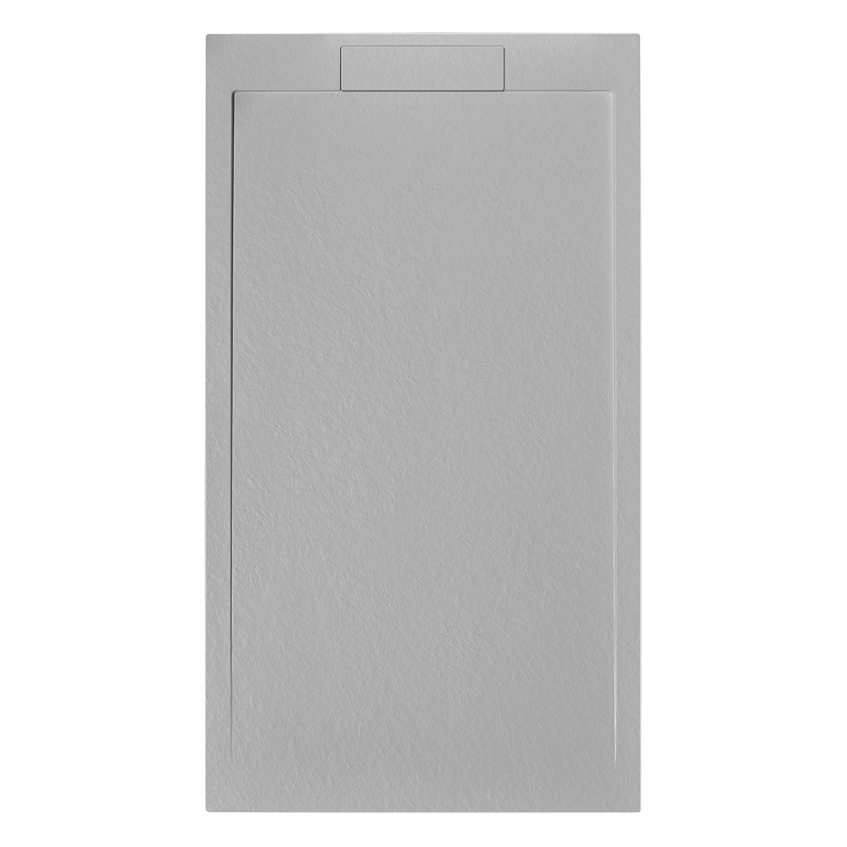 foto del prodotto piatto doccia rettangolare 140x100 cm effetto pietra in marmoresina euphoria grigio atene