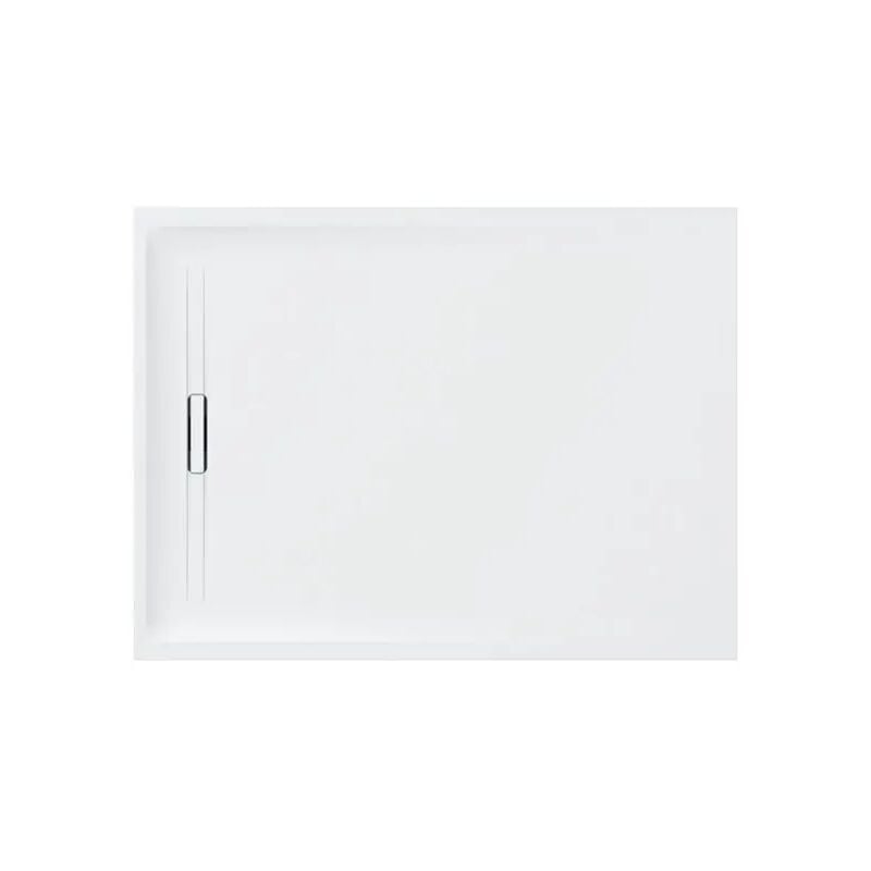 foto del prodotto piatto doccia rettangolare effetto pietra bianco modello sestra h4 cm 80x100 geberit