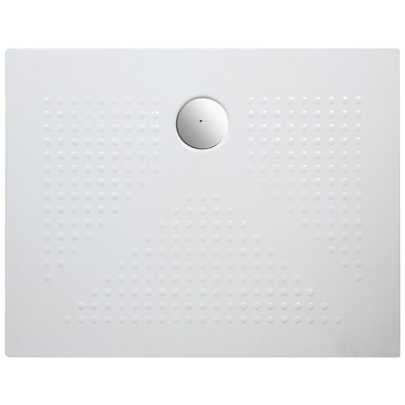 foto del prodotto piatto doccia rettangolare in ceramica 70x90 bianco opaco h 3.6 cm africa