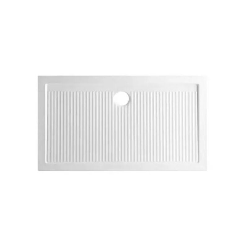 foto del prodotto piatto doccia rettangolare in ceramica modello ferdy h6,5 cm 80x140 azzurra