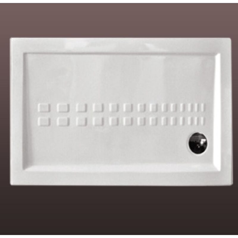 foto del prodotto piatto doccia tradizionale in ceramica 120x80 filo pavimento linea