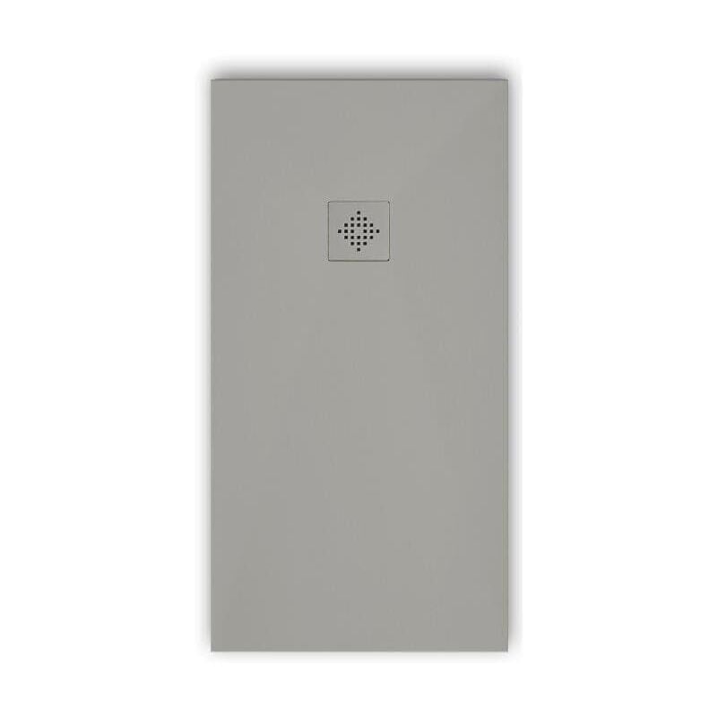 foto del prodotto piatto doccia ultrasottile 80 x 120 cm pure in resina finitura ardesia grigio