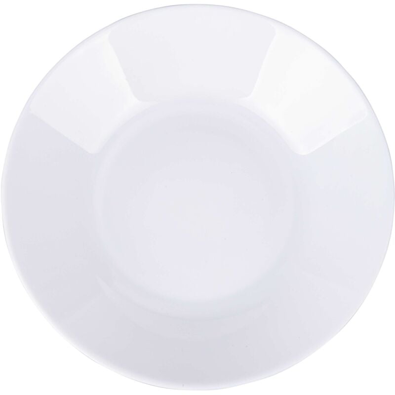 foto del prodotto piatto fondo opale bianco tondo d23cm