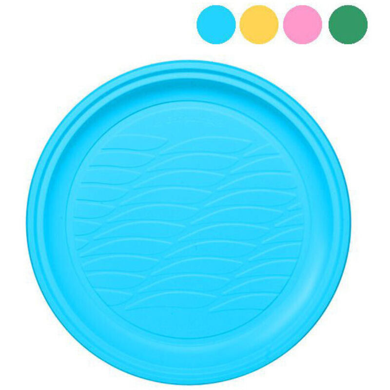 foto del prodotto piatto piano/dessert verde 20pz bibo - size piatto piano