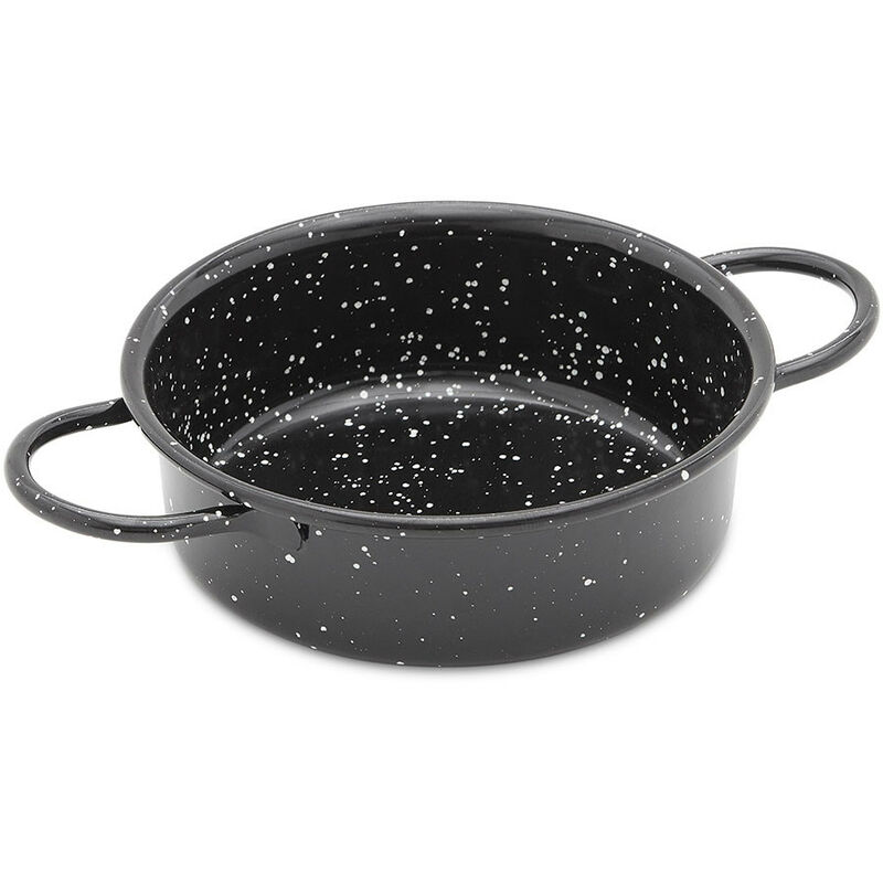 foto del prodotto piatto smaltato vaello 12 cm con ance compatibile con fiamma, forno, innesto