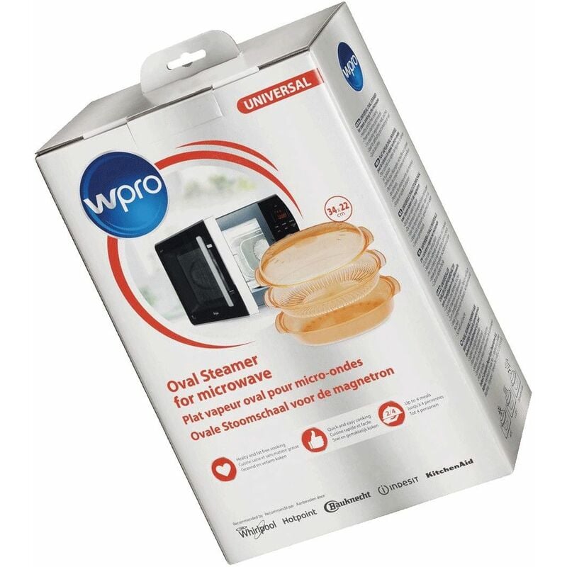 foto del prodotto piatto vapore ovale easycook 340x220mm stm250 originale accessori e prodotti whirlpool 4357417