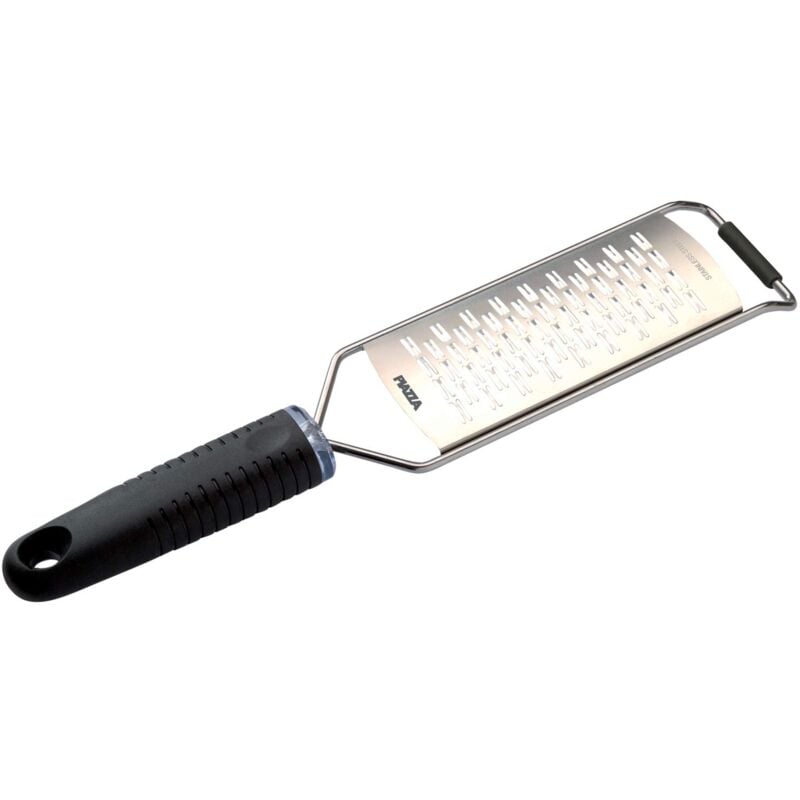 foto del prodotto piazza grattugia formaggio manuale in acciaio inox manico antiscivolo 31.5cm lama media 6.5x13.5cm ideale anche per verdure, limone, mela,