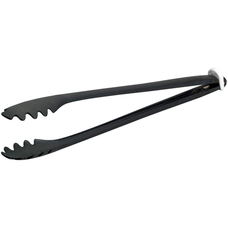 foto del prodotto piazza pinza cucina multiuso in nylon 40cm, pinze di alta qualit e resistente al calore, molla per barbecue, hamburger, pasta, spaghetti, dessert,