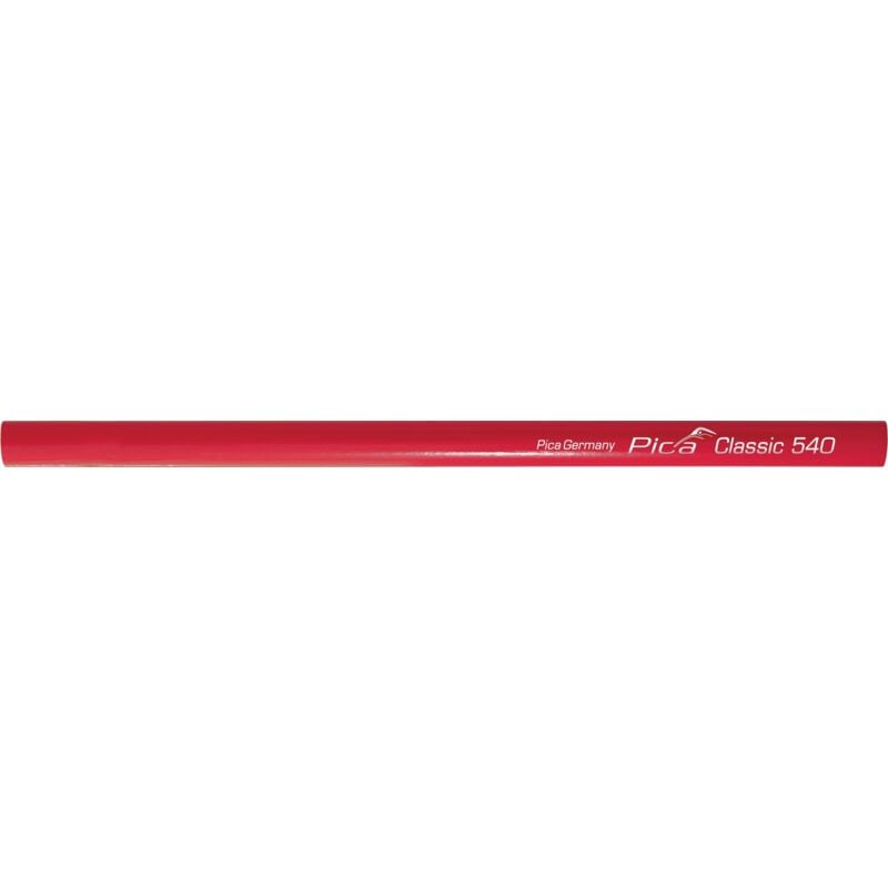 foto del prodotto pica matite falegname 540 rosse punta morbida mm. 300 conf. 10 pz