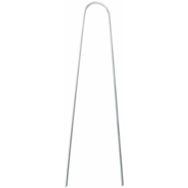foto del prodotto picchetti di fissaggio acciaio zincato 20 cm 10 pz conf stocker