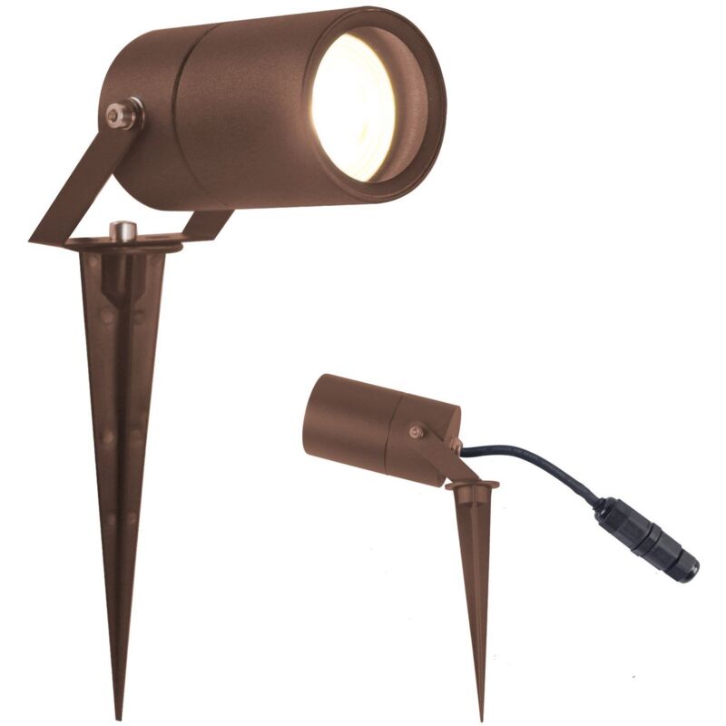 foto del prodotto picchetto decorativo led per giardino mod. spiky colore bianco