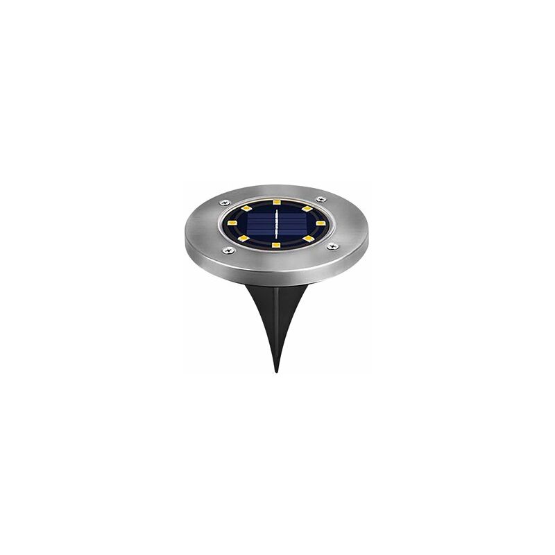 foto del prodotto picchetto solare led korpass in acciaio inox 1w 3 unit luce fredda
