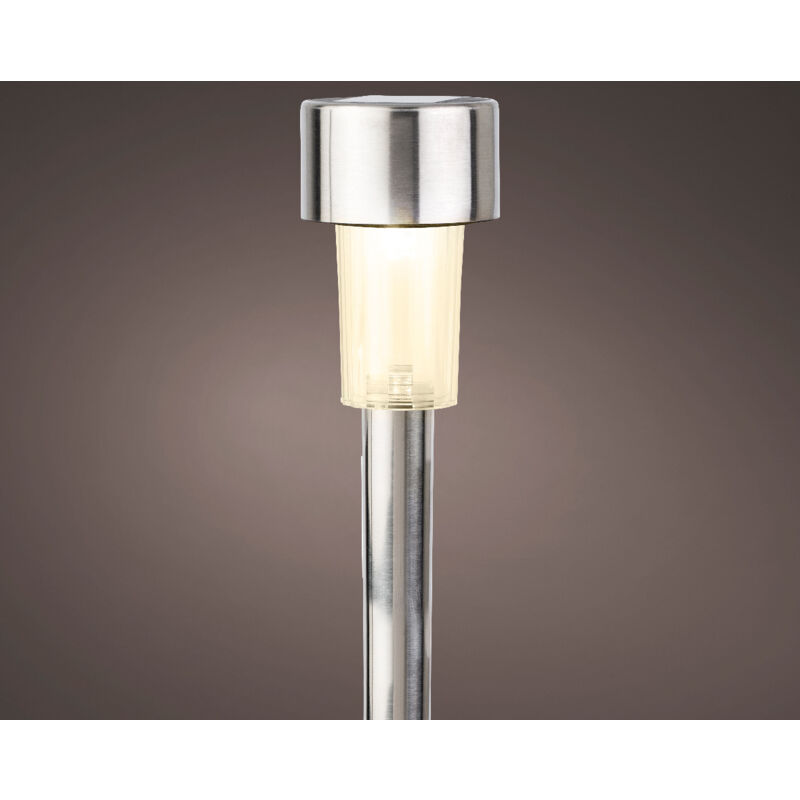 foto del prodotto picchetto solare leggero in acciaio inox