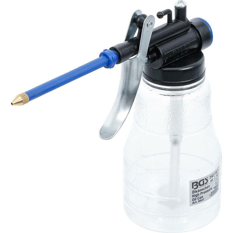 foto del prodotto piccolo recipiente in plastica per olio 250 ml