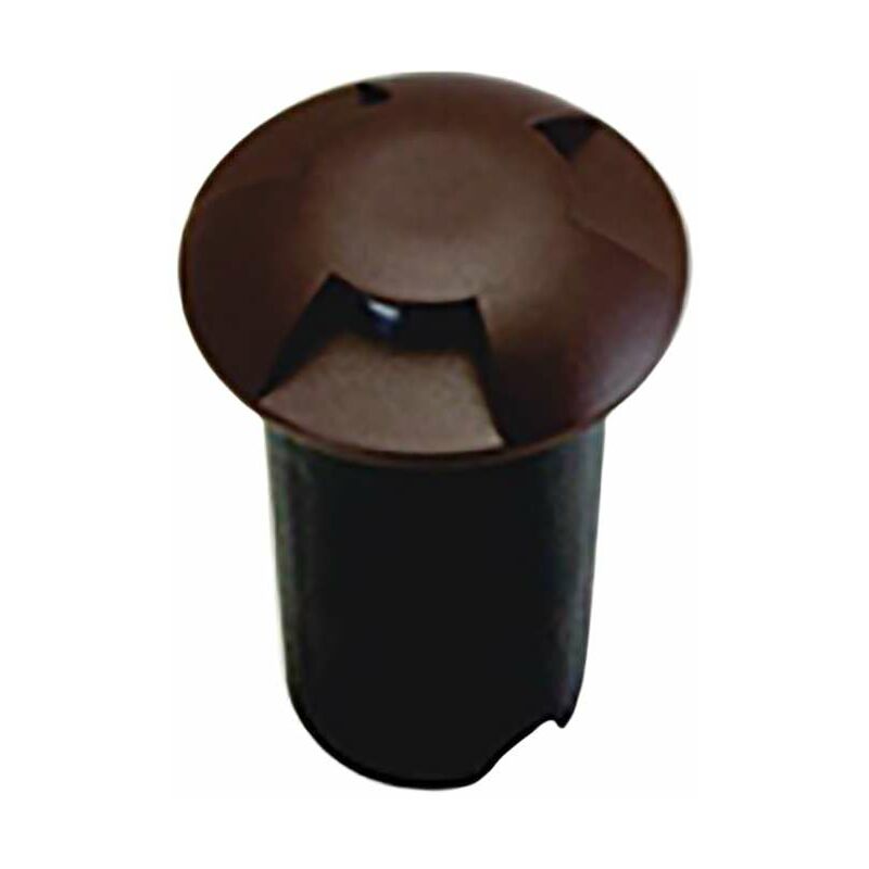 immagine 0 del prodotto piccolo spot 0.75w led brown built in 3 direzioni luce blu
