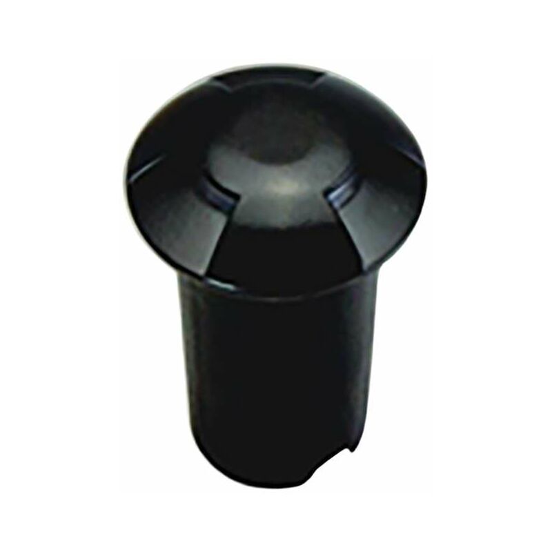 foto del prodotto piccolo spot 0.75w led nero built in 3 direzioni bianco hot 2700k