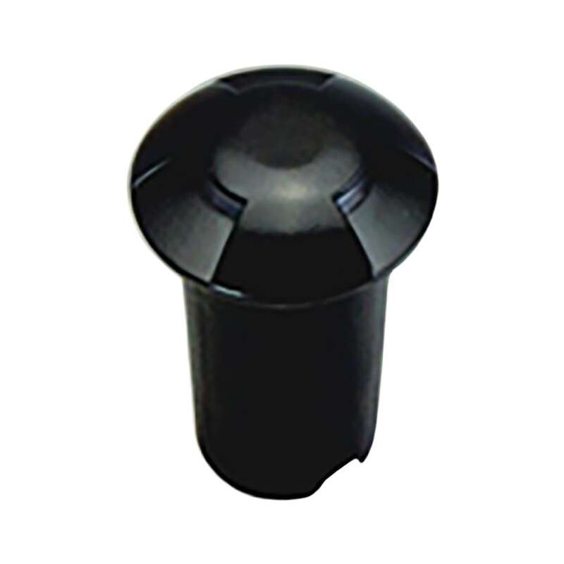 foto del prodotto piccolo spot 0.75w led nero built in 3 direzioni luce blu
