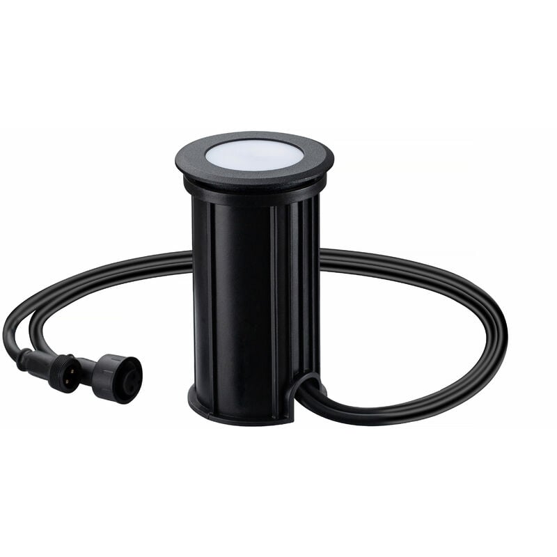 foto del prodotto piccolo spot recessable 1.5w led torre nera impermeabile ip67 luce blu