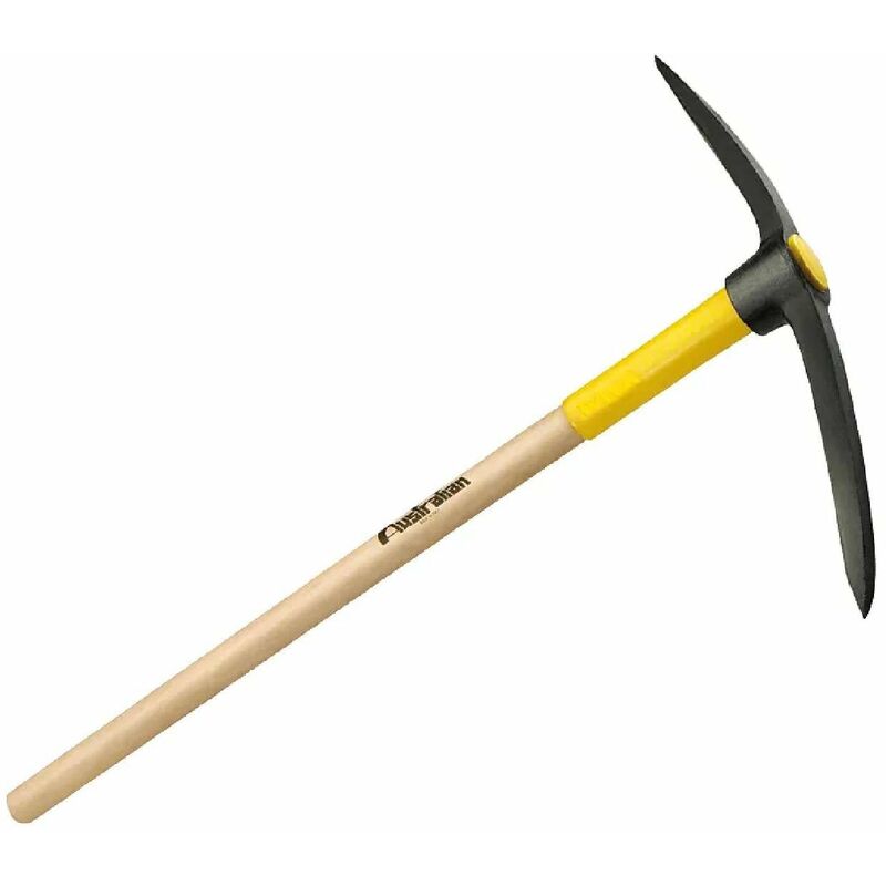 foto del prodotto piccone francese con occhio rotondo e manico realizzato in legno mix 91 cm 2 kg