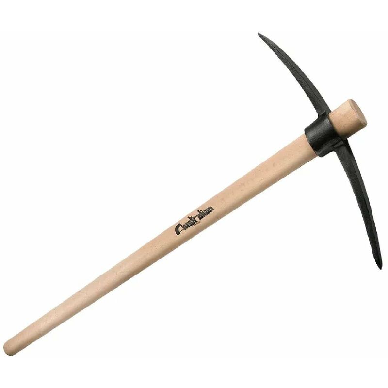 foto del prodotto piccone italiano con occhio ovale e manico realizzato in legno 1,5 kg