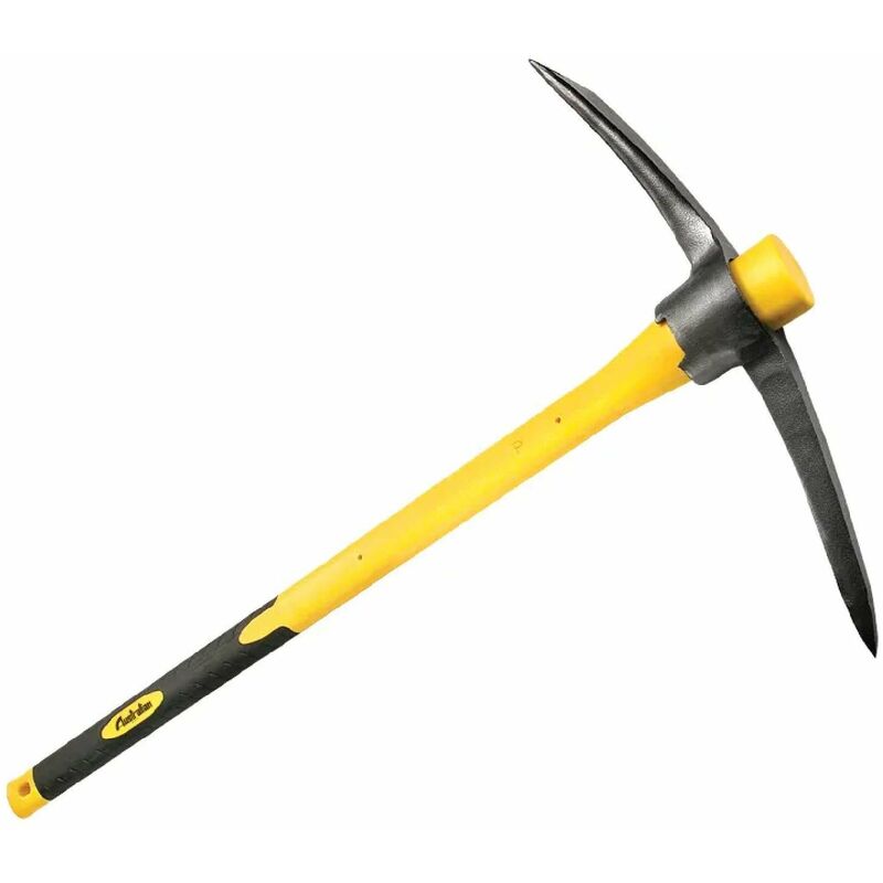 foto del prodotto piccone svizzero con manico realizzato in fibra di vetro e impugnatura in gomma 91 cm -2 kg