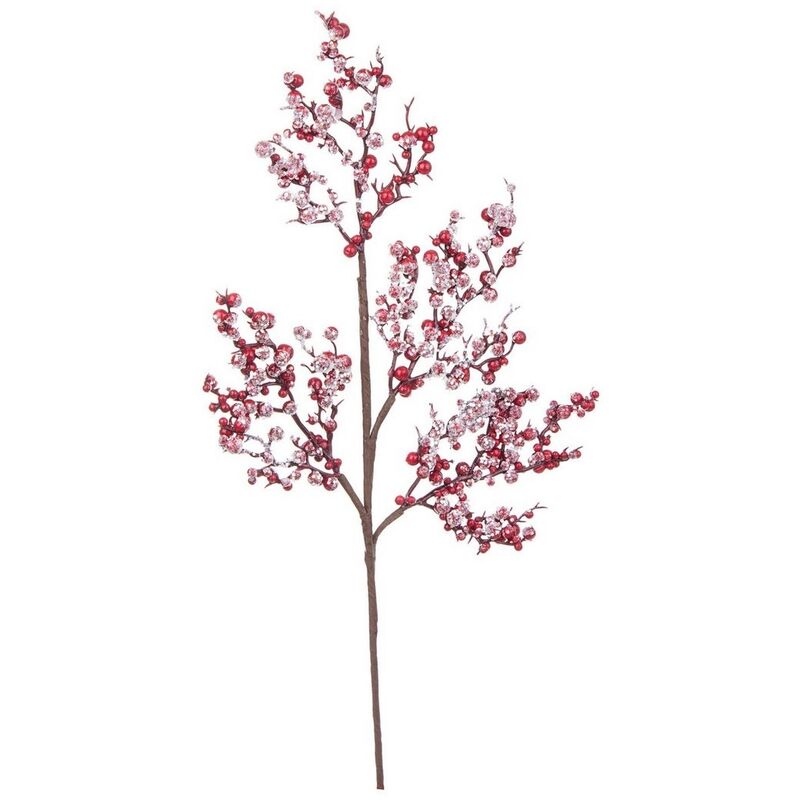 foto del prodotto pick delia bacche rosso ghiacciato h50cm
