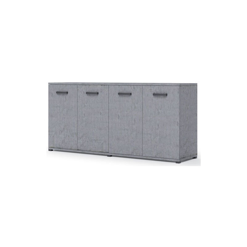 foto del prodotto pidema credenza buffet cucina 80x180x45 cm. mobiletto multiuso