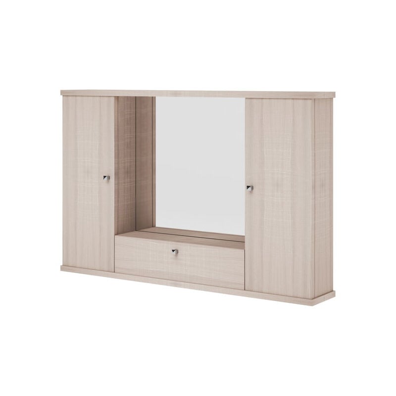 foto del prodotto pidema mobile bagno olmo 2 ante con specchio e luce. pensile