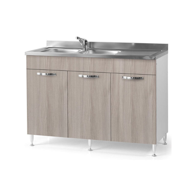 foto del prodotto pidema sottolavello cucina componibile con ante 120 cm olmo,