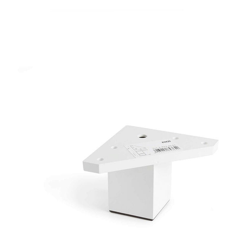 foto del prodotto piede angolare quadrata abs bianco 4, moderno 4, 4,2x4,2x6cm 100 100kg