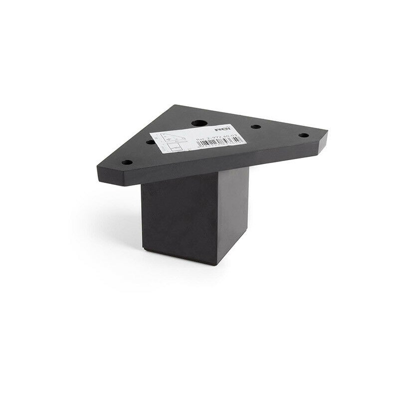 foto del prodotto piede angolare quadrata abs22 4,2x4,2x6cm rob moderna e robusta