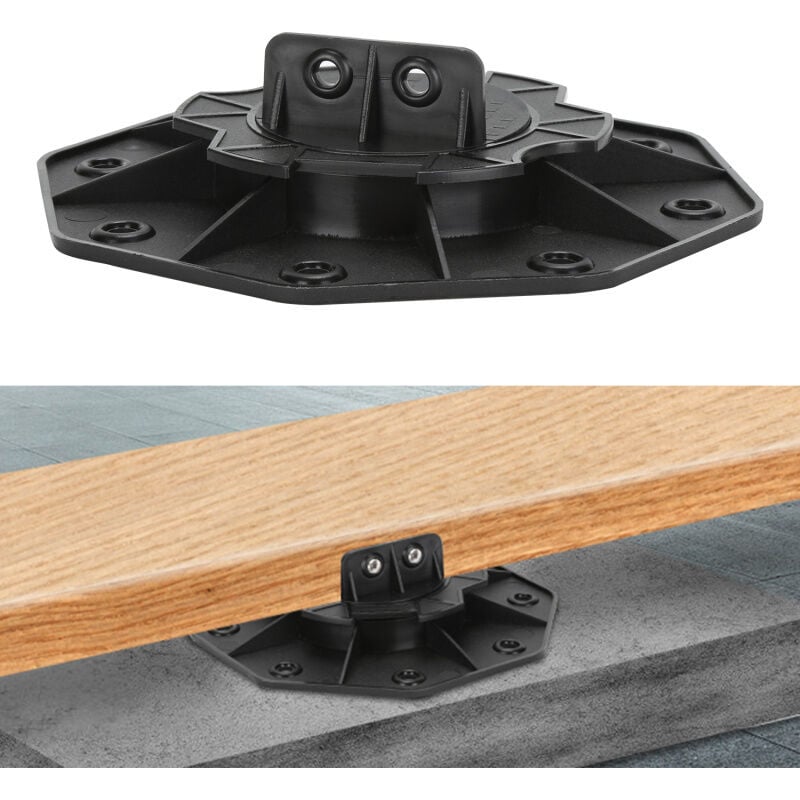 foto del prodotto piede d appoggio 18 30 mm 50 pezzo per terrazza a piastrelle o pavimento randaco