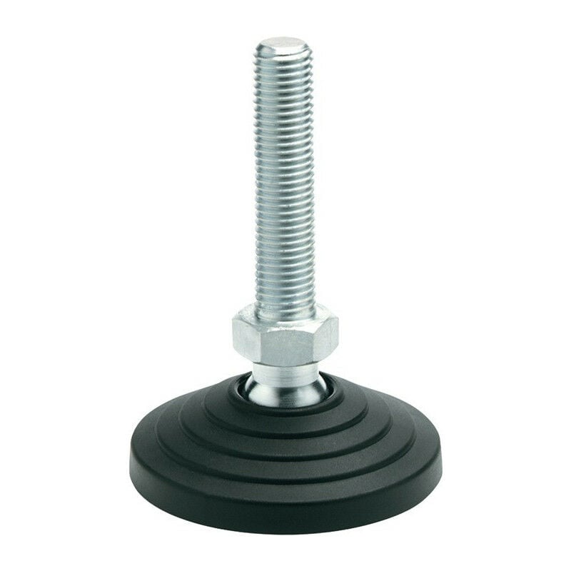 foto del prodotto piede di plastica articolato gn 344 d1 60 mm. d2 m 8 mm l1 43 mm l3 24 mm ganter