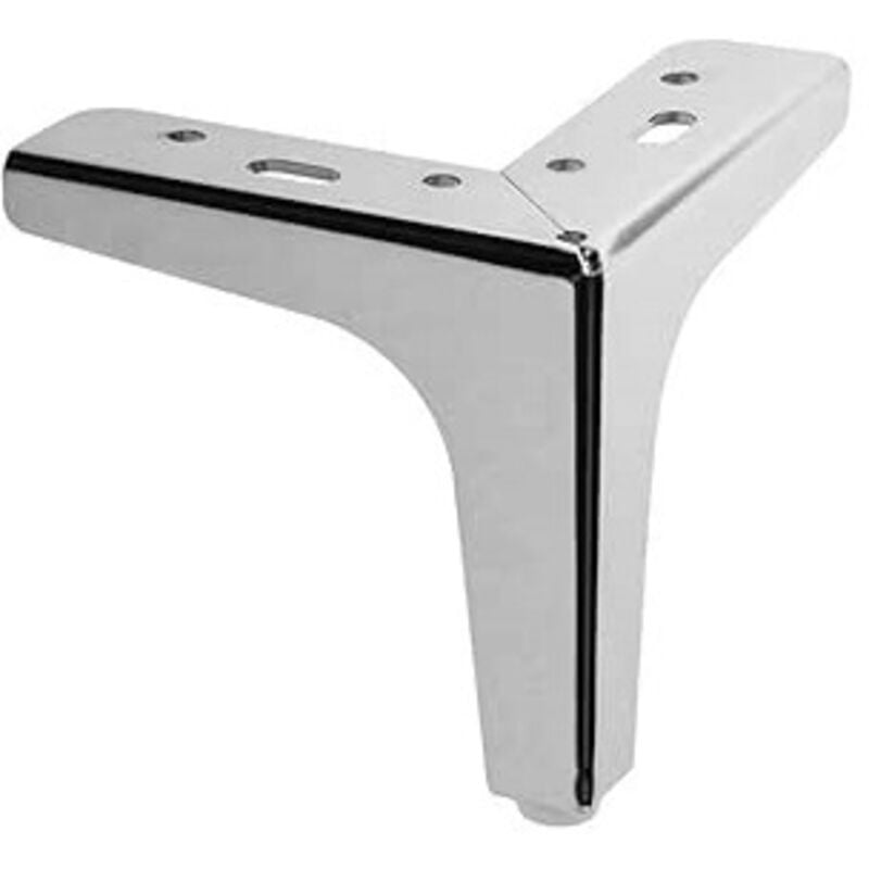 foto del prodotto piede fisso design h 100 mm acciaio cromato lucido masidef