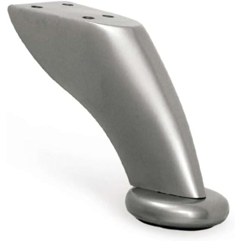 foto del prodotto piede fisso design h 92 mm acciaio cromato satinato masidef