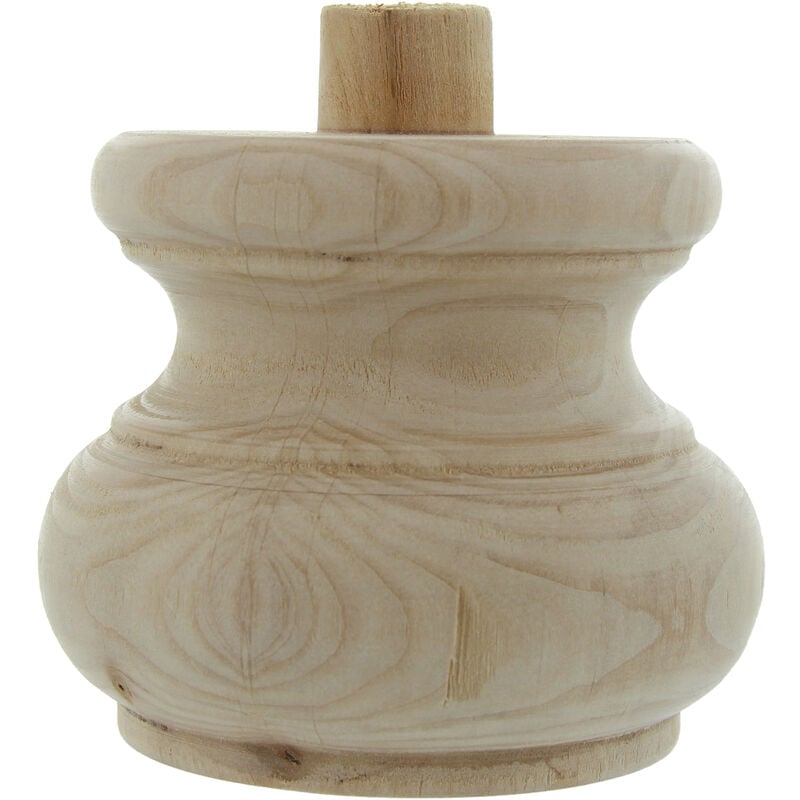 foto del prodotto piede legno grezzo art.53008 mm.95x75
