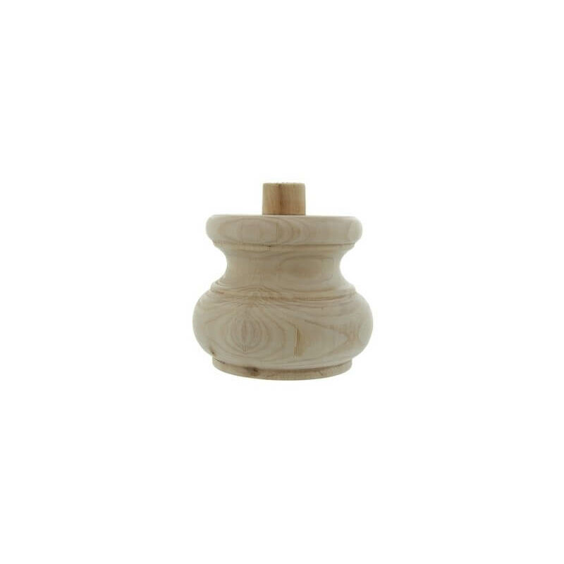 foto del prodotto piede legno grezzo mm.95x75 bricolage fai da te