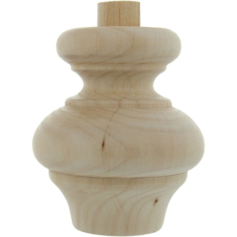 foto del prodotto piede legno ontano art.53012 mm.88x100