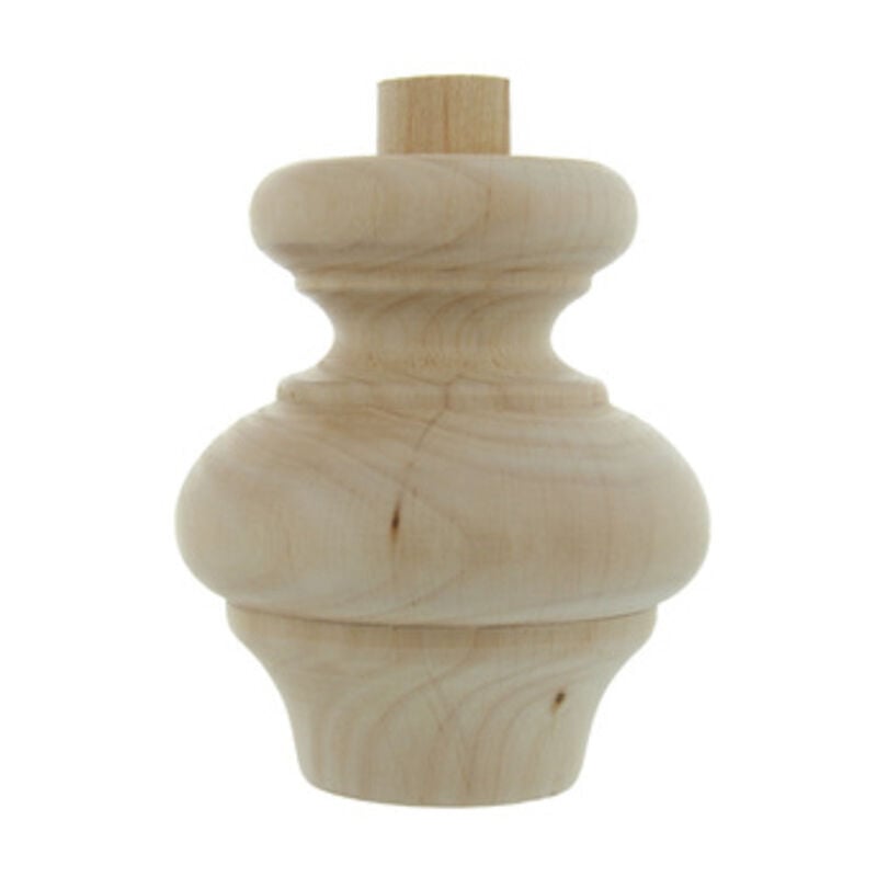 foto del prodotto piede legno ontano art. 53012 mm.88x100. prezzo per 1 pezzo.