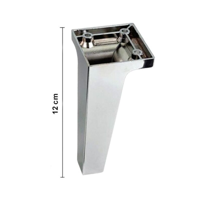 foto del prodotto piede mobile cromato 12x5,5 cm