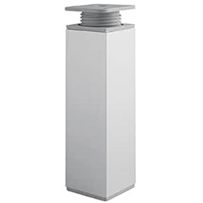 foto del prodotto piede quadrato regolabile alluminio grigio