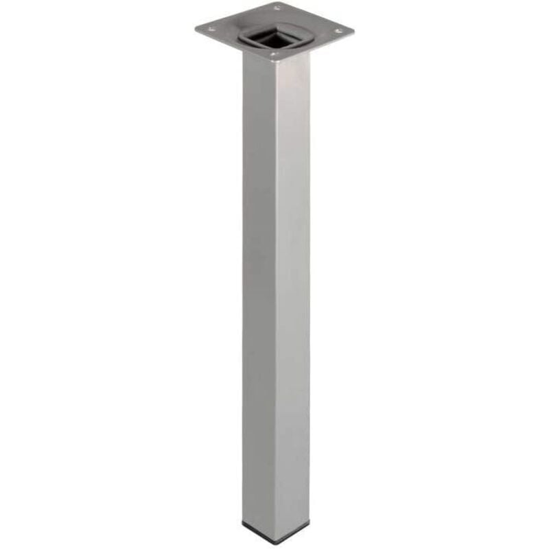 foto del prodotto piede quadro alluminio25x25 h800 mm element system