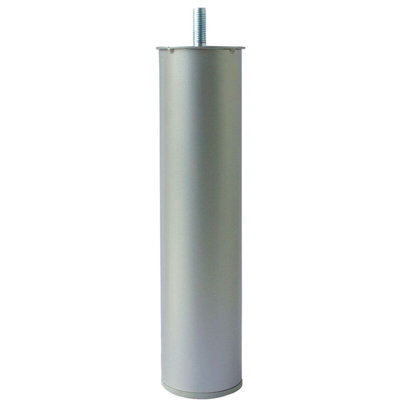 foto del prodotto piede tondo in metallo per reti letto d.60mm h250mm grigio
