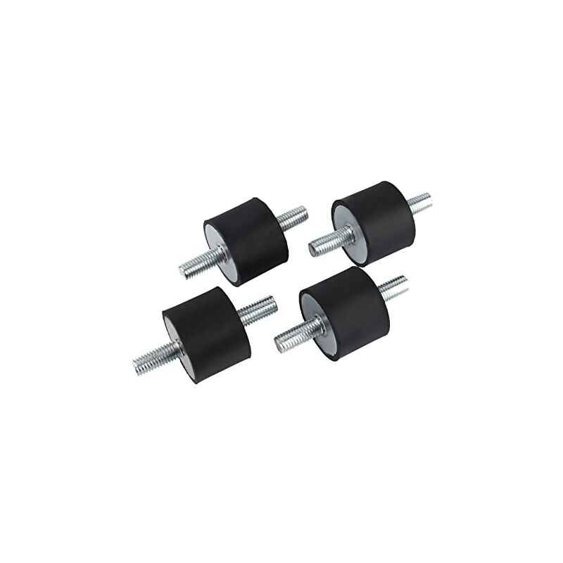 foto del prodotto piedini antivibranti cilindrici maschio m10 m8 supporti isolanti antivibranti in gomma antivibranti 4 pezzi